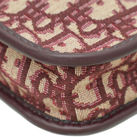 Diorquake Pouch Burgundy Dior Oblique Jacquard 